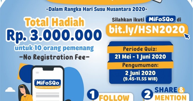 Milk goodness & Food Safety Quiz via Online (MiFoSQO)