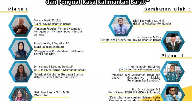 Keamanan dan Manfaat Kesehatan Bumbu dan Penguat Rasa edisi Kalimantan Barat