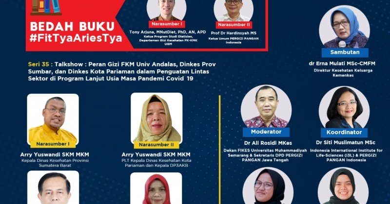 SIARAN PERS Bedah Buku #FitTyaAriestya dan Posisi PERGIZI PANGAN Indonesia