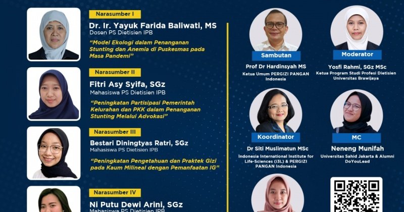 Peran Prodi Dietisien IPB dalam Perbaikan Gizi di Masa Pandemi
