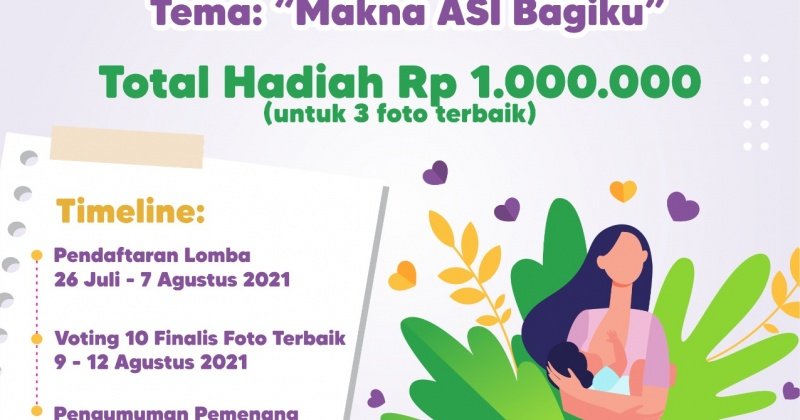 Lomba Foto Pekan ASI Sedunia “Makna ASI Bagiku”