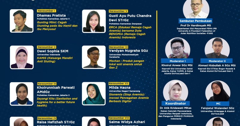 Visi dan Versi Anak Muda dalam Percepatan Pencegahan Anemia dan Stunting