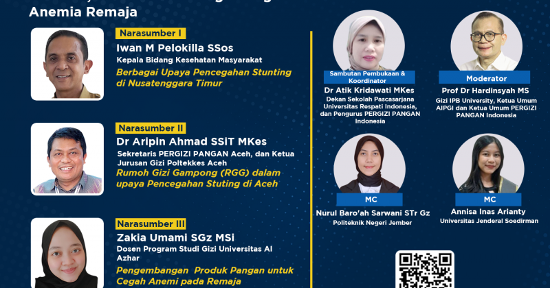 Kegiatan Cegah Stunting di Aceh dan NTT, serta Produk Pangan Cegah Anemia Remaja