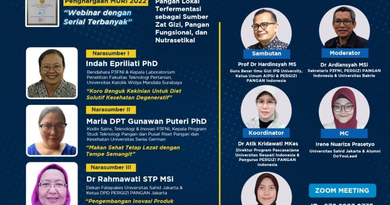 Pangan Lokal Terfermentasi sebagai Sumber Zat Gizi, Pangan Fungsional, dan Nutrasetikal