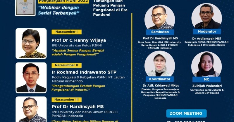 Tantangan dan Peluang Pangan Fungsional di Era Pandemi
