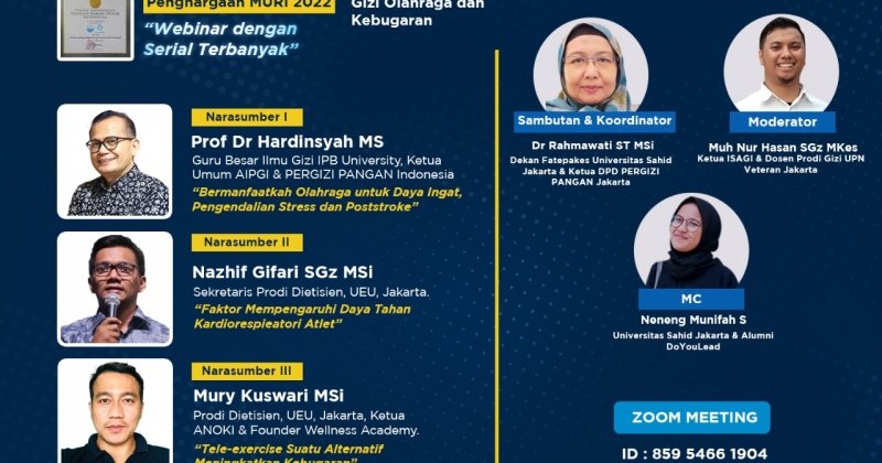 Gizi Olahraga dan Kebugaran