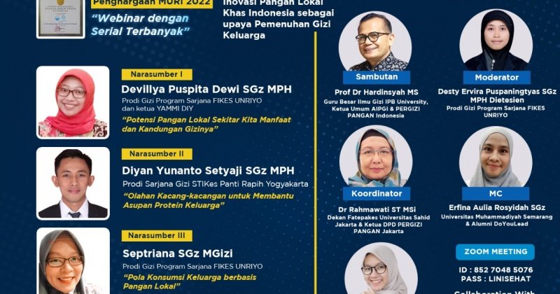 Inovasi Pangan Lokal Khas Indonesia Sebagai Upaya Pemenuhan Gizi Keluarga