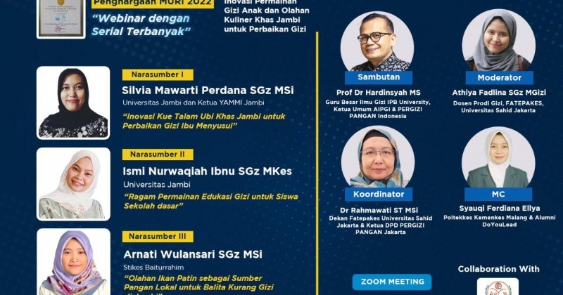 Inovasi Permainan Gizi Anak dan Olahan Kuliner Khas Jambi untuk Perbaikan Gizi