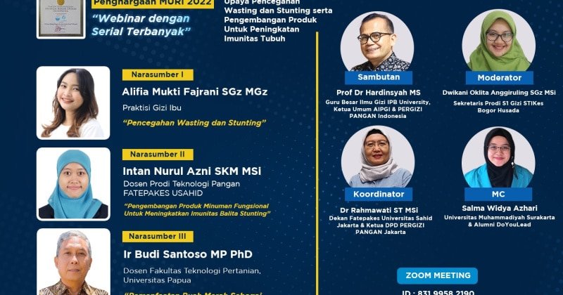 Upaya Pencegahan Wating dan Stunting serta Pengembangan Produk Untuk Peningkatan Imunitas Tubuh