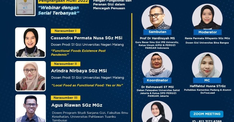 Pangan Fungsional dan Peranan Gizi dalam Mencegah Penuaan