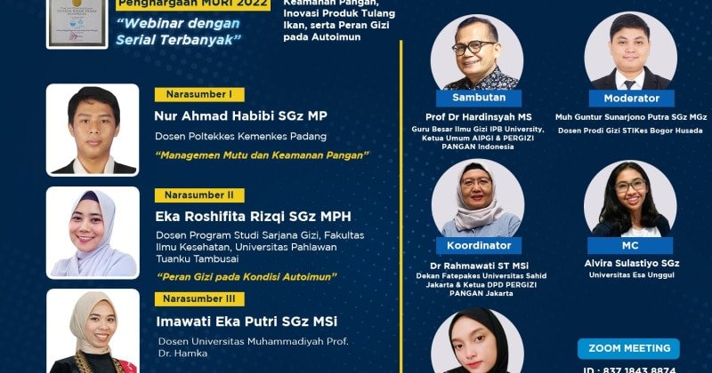 Keamanan Pangan, Inovasi Produk Tulang Ikan, serta Peran Gizi pada Autoimun
