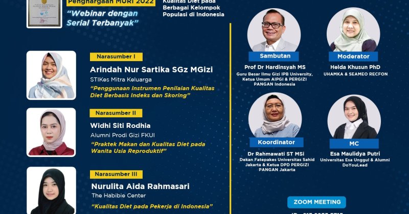Kualitas Diet pada Berbagai Kelompok Populasi di Indonesia