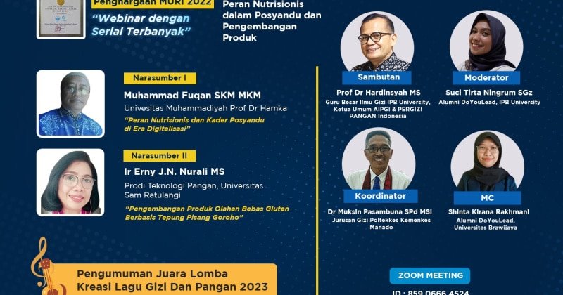 Peran Nutrisionis dalam Posyandu dan Pengembangan Produk