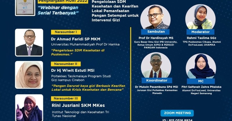 Pengelolaan SDM Kesehatan dan Kearifan Lokal Pemanfaatan Pangan Setempat untuk Intervensi Gizi