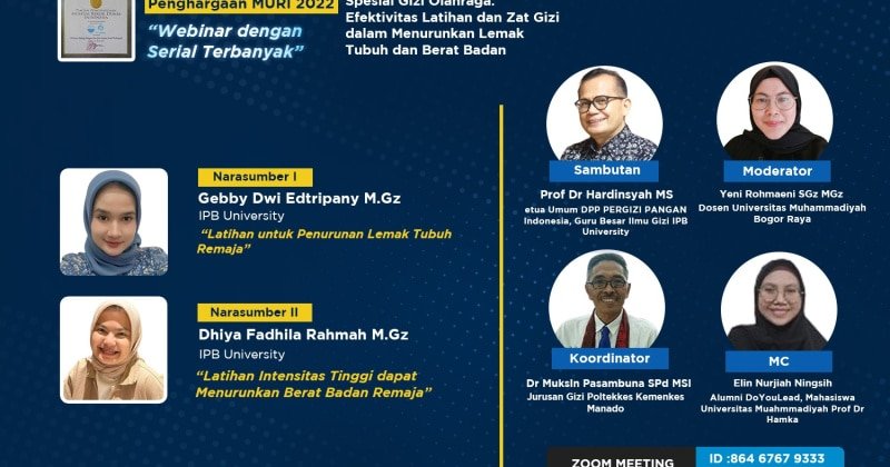 Spesial Gizi Olahraga: Efektivitas Latihan dan Zat Gizi dalam Menurunkan Lemak Tubuh dan Berat Badan