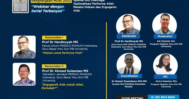 Spesial Gizi Olahraga: Optimalisasi Performa Atlet Melalui Hidrasi dan Ergogenic Aids