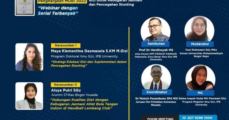 Gizi untuk Kebugaran Jasmani dan Pencegahan Stunting