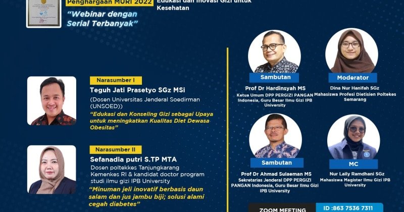 Edukasi dan Inovasi Gizi untuk Kesehatan