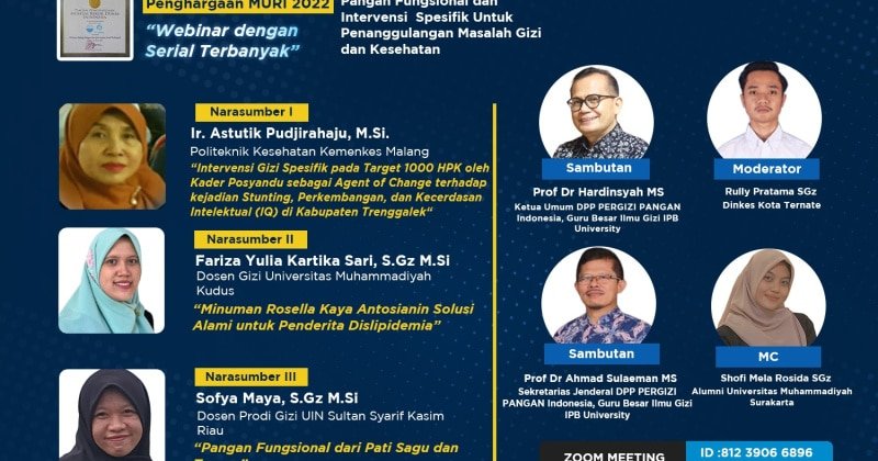 Pangan Fungsional dan Intervensi Spesifik Untuk Penanggulangan Masalah Gizi dan Kesehatan