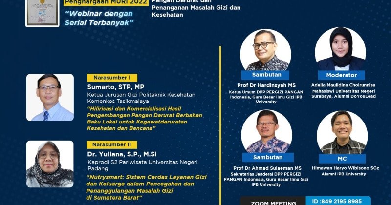 Pangan Darurat dan Penanganan Masalah Gizi dan Kesehatan