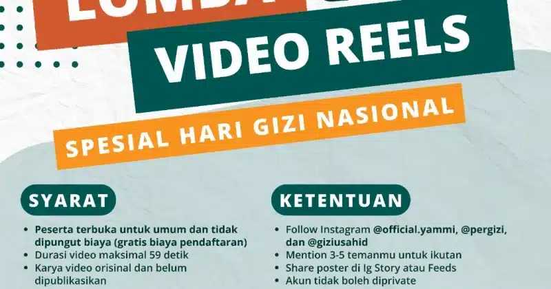 Spesial Hari Gizi Nasional tahun 2025 YAMMI bersama PERGIZI PANGAN Indonesia dan Gizi Universitas Sahid