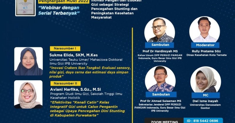 Inovasi Pangan dan Edukasi Gizi sebagai Strategi Pencegahan Stunting dan Peningkatan Kesehatan Masyarakat
