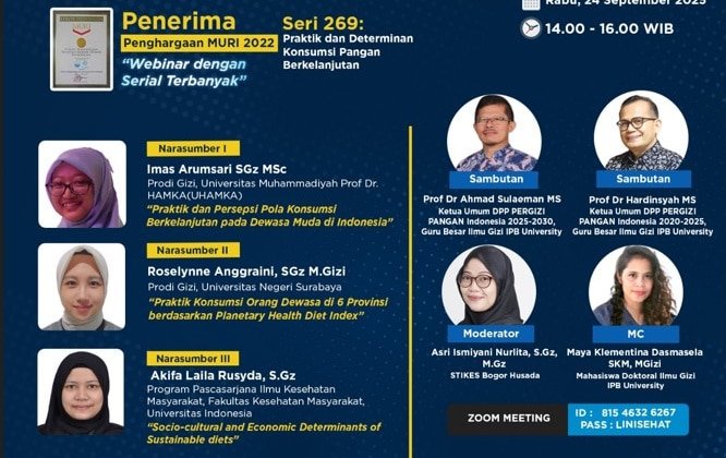 Praktik dan Determinan Konsumsi Pangan Berkelanjutan
