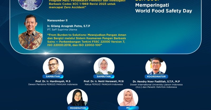 Memperingati World Food Safety Day
